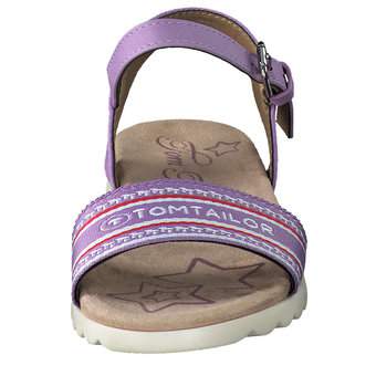 Tom Tailor Sandale in lila