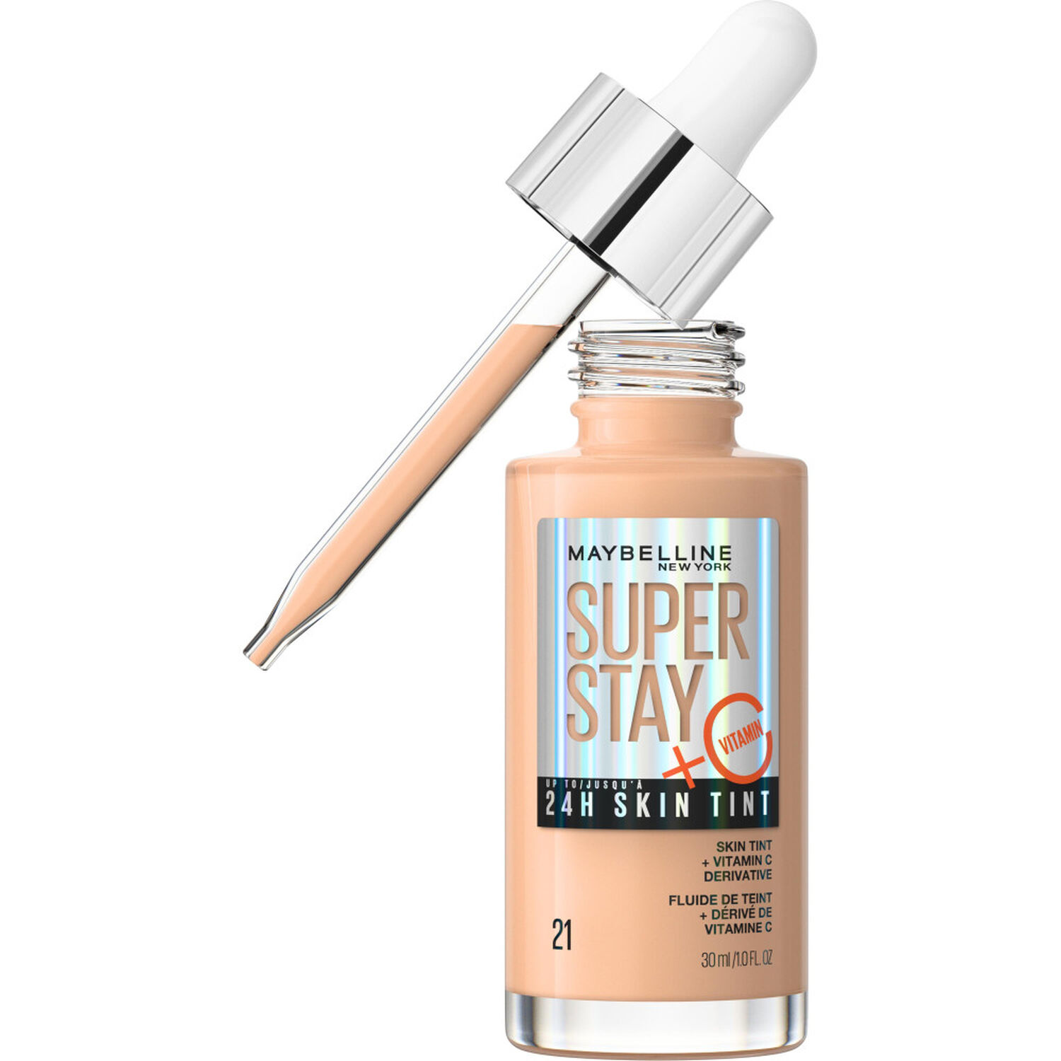 Maybelline New York Superstay 24H Fluide de teint seconde peau couvrance modulable