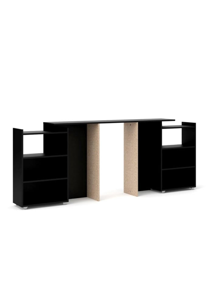 ebuy24 Kopfende Nada Schwarz 145 x 26 cm günstig kaufen onesize