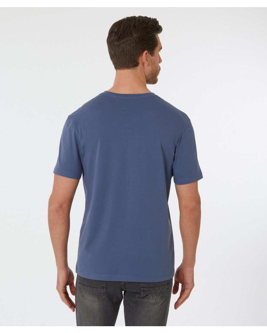 Jeansblaues T-Shirt