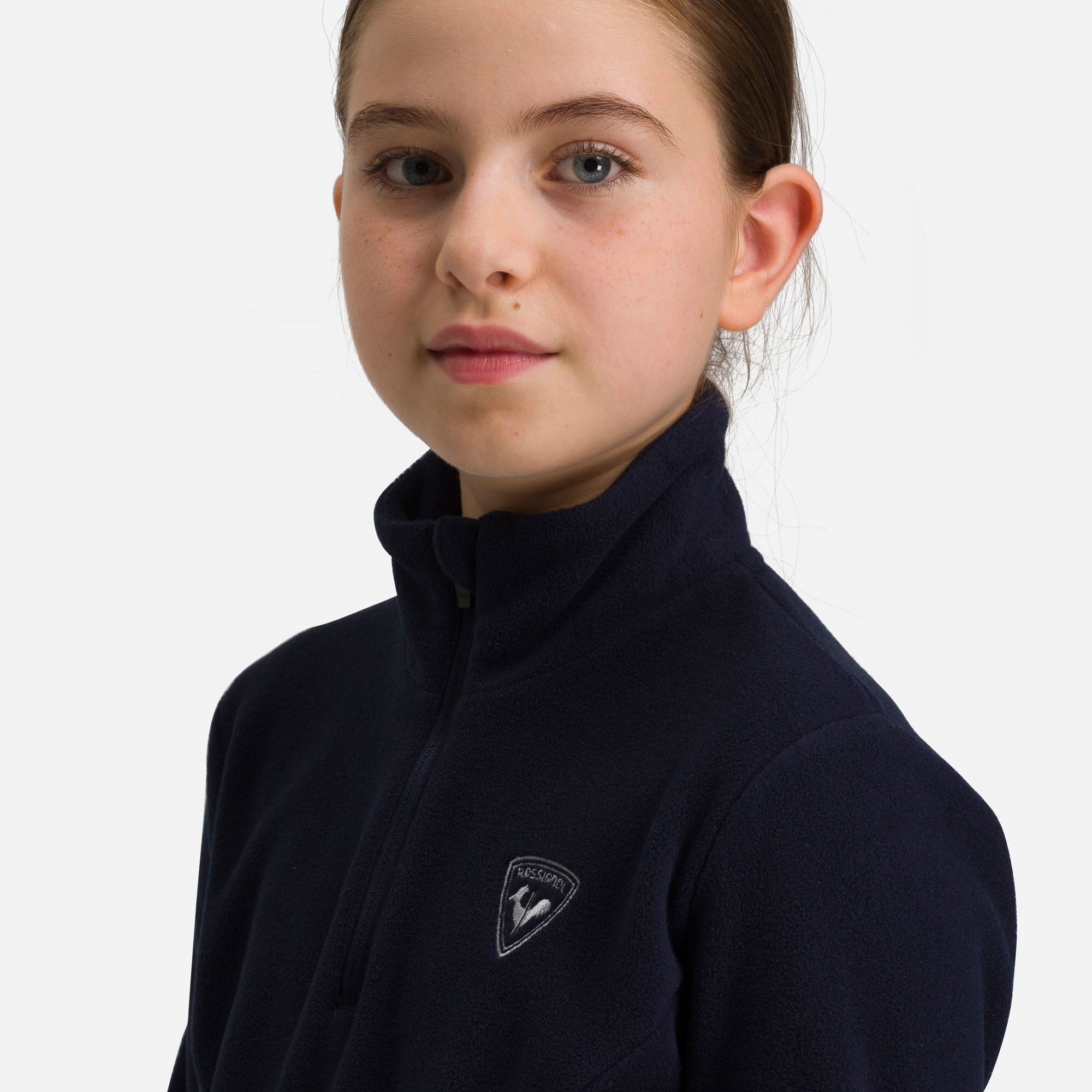 Haut en polaire demi-zip Fille