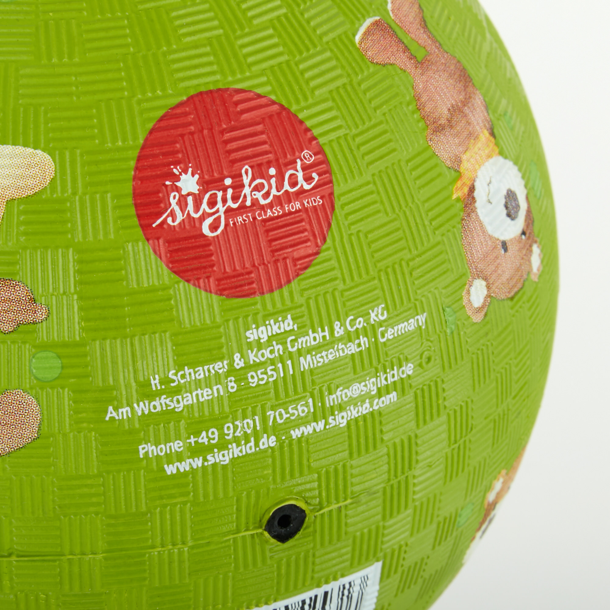 Kinder Spielball Tiere, grün