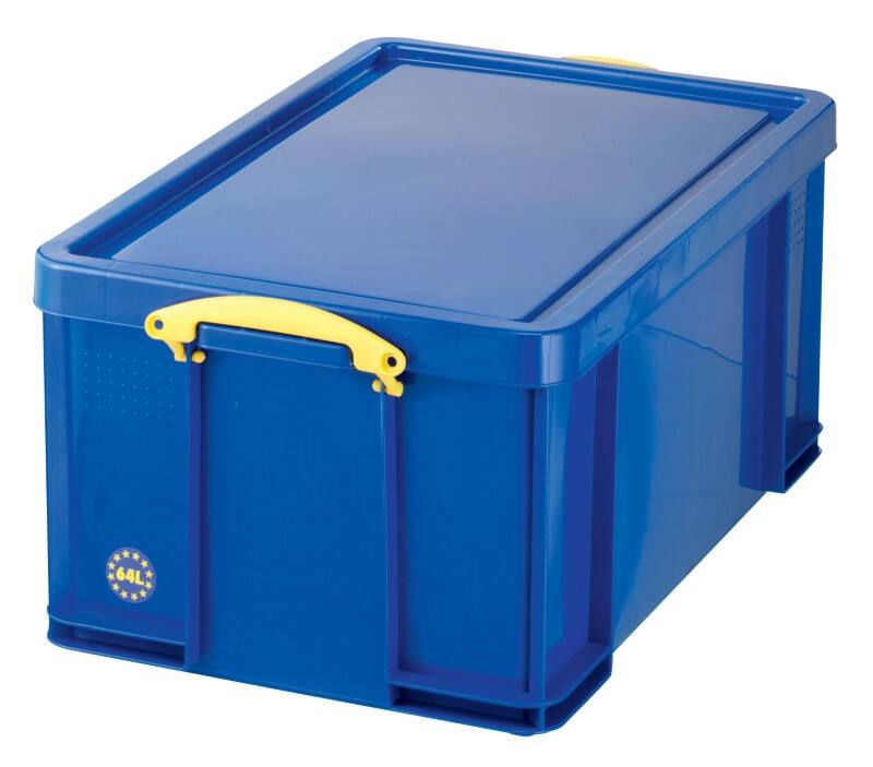 Really Useful Box Aufbewahrungsbox 64BCB 64 L Blau Polypropylen 44 x 71 x 31 cm