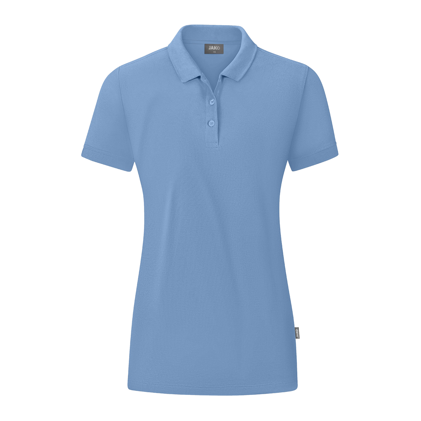 JAKO Organic Polo Shirt Damen Blau F460