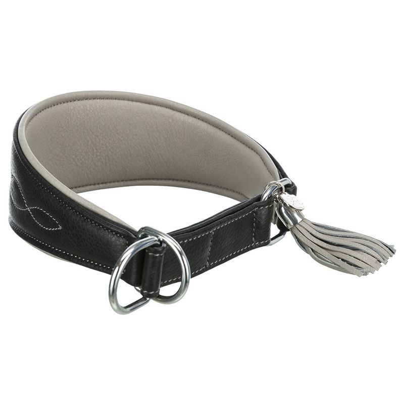 Trixie Active Comfort Halsband für Windhunde - schwarz/grau