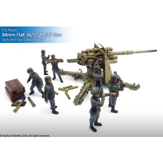 88 mm Flak 36/37 AA/AT gun with SdAh 202 and Crew