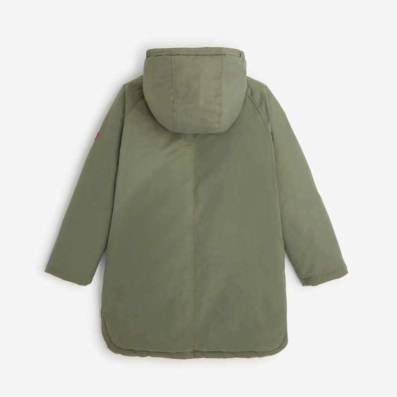 Parka fille fourrée kaki vert Catimini