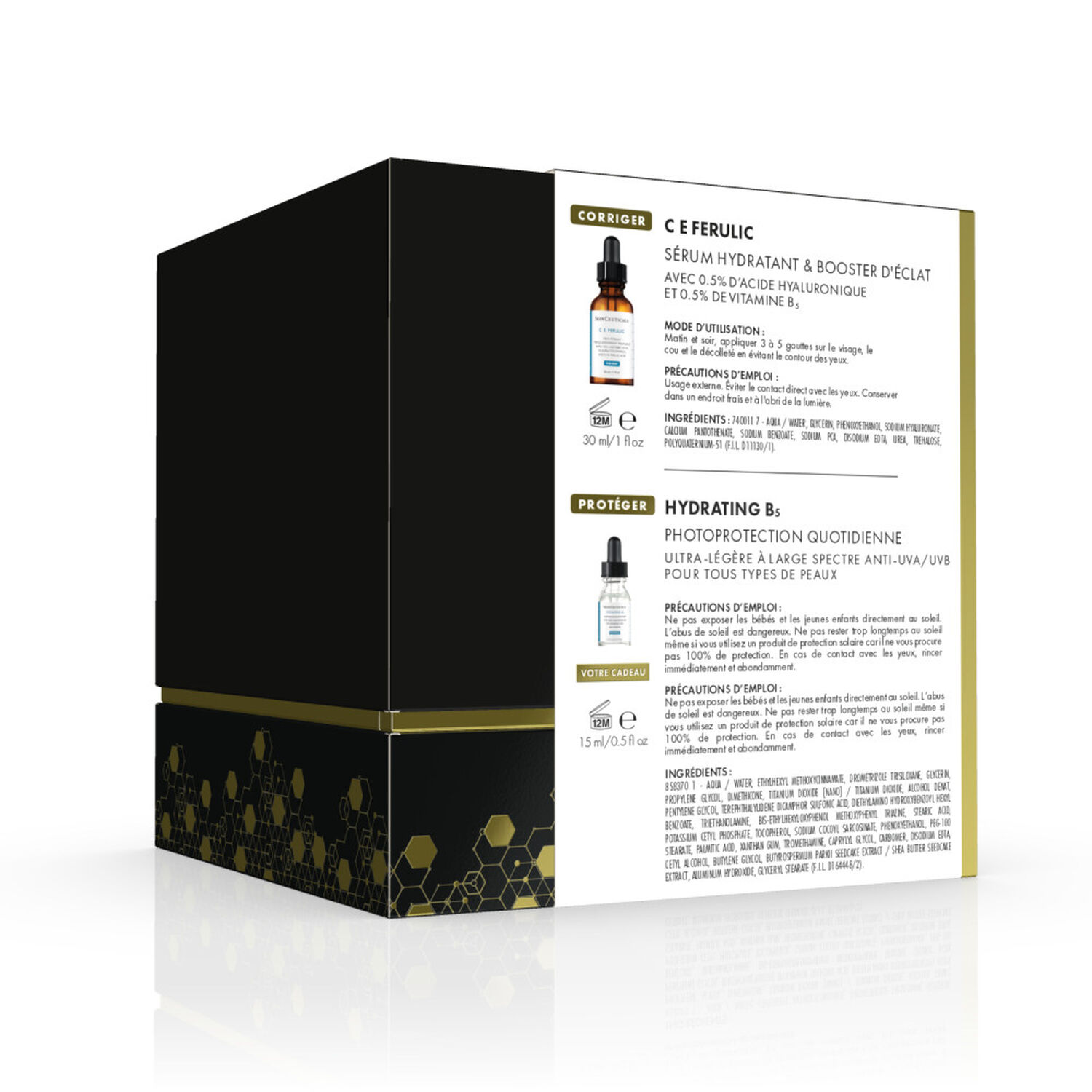 Skinceuticals C E Ferulic Coffret Routine Anti-âge Sérum Antioxydant Vitamine C pure + Sérum Hydratant