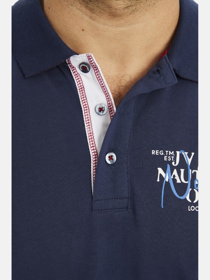 Jan Vanderstorm Doppelpack Poloshirt DAGFINN in rot dunkelblau günstig kaufen