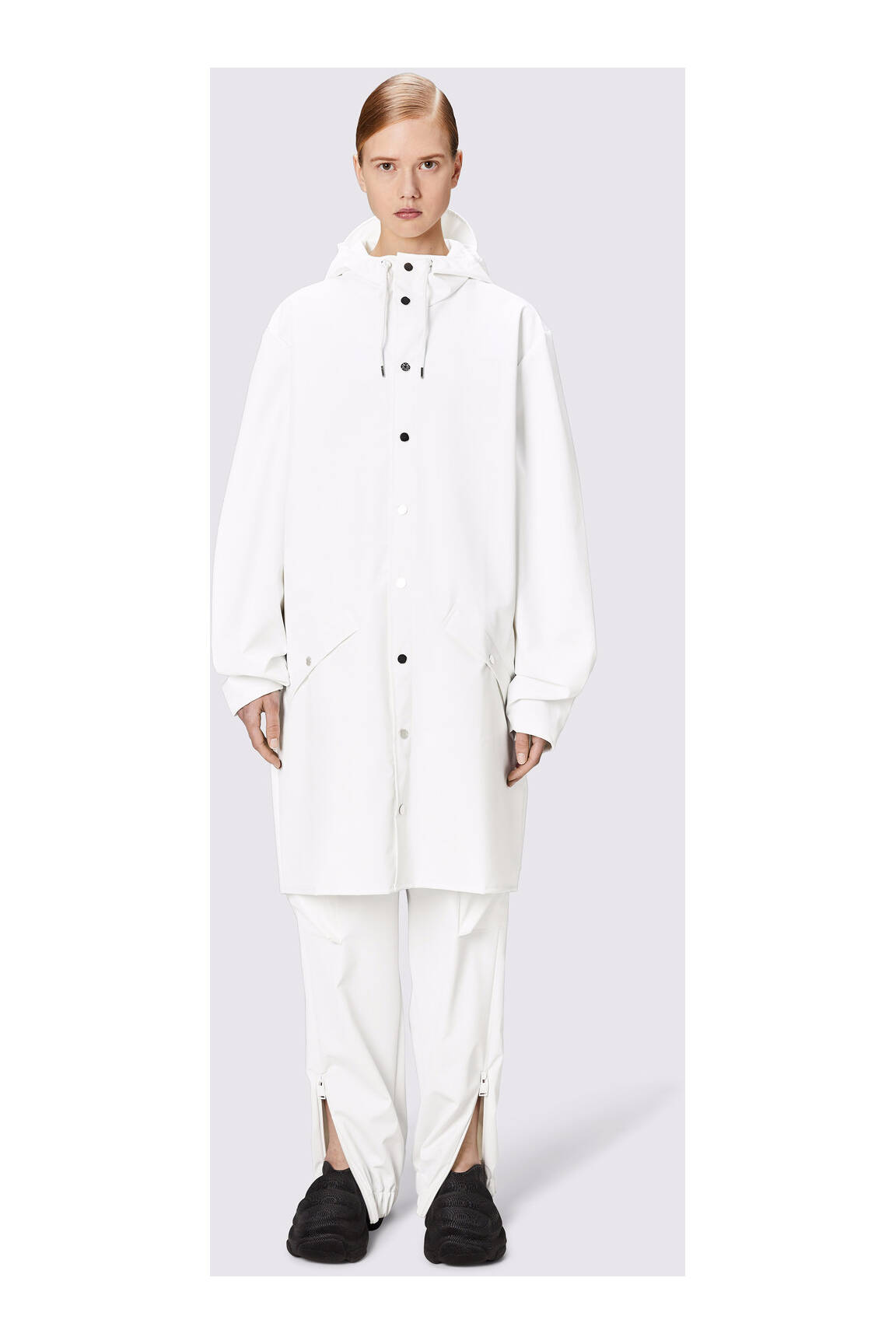 Rains Impermeables Trenchs Unisexe couleur blanc