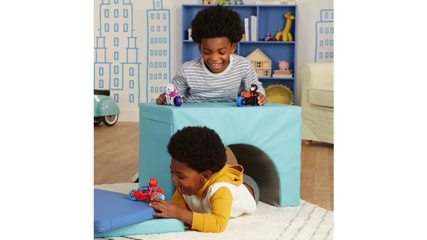 Hasbro - Marvel Spidey and His Amazing Friends Figuren mit Motorrädern, 1 Stück, sortiert