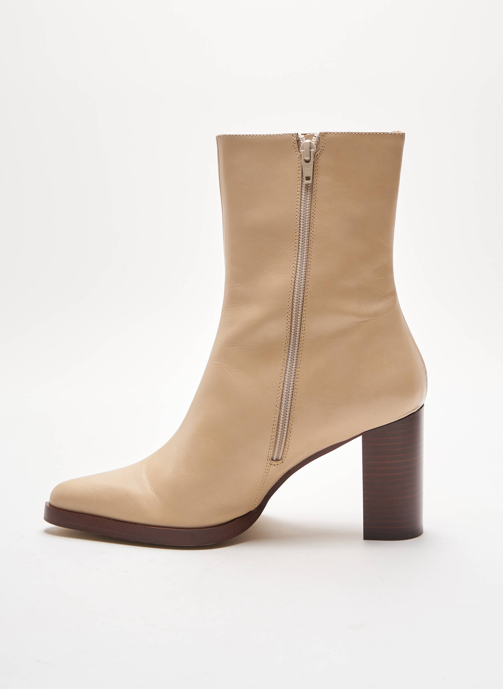 Sarenza Bottines Femme couleur beige