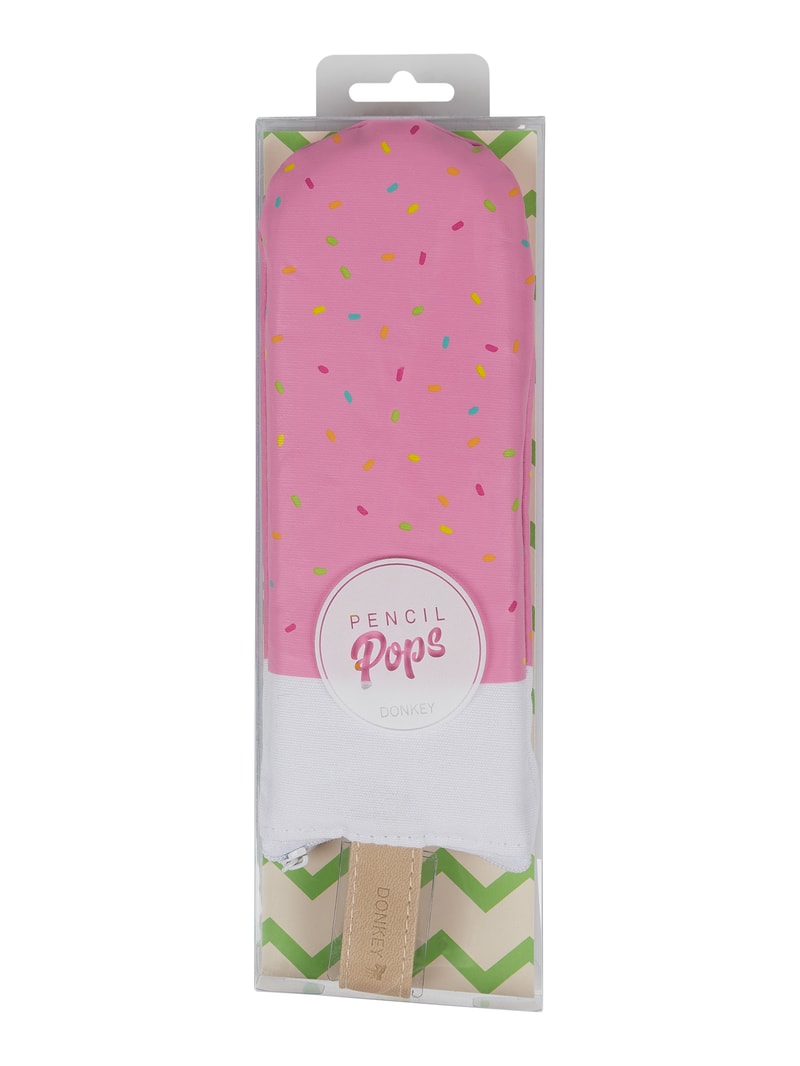 Unisex Federmäppchen in Eis-Form Modell 'Strawberry Sprinkle' in rosa