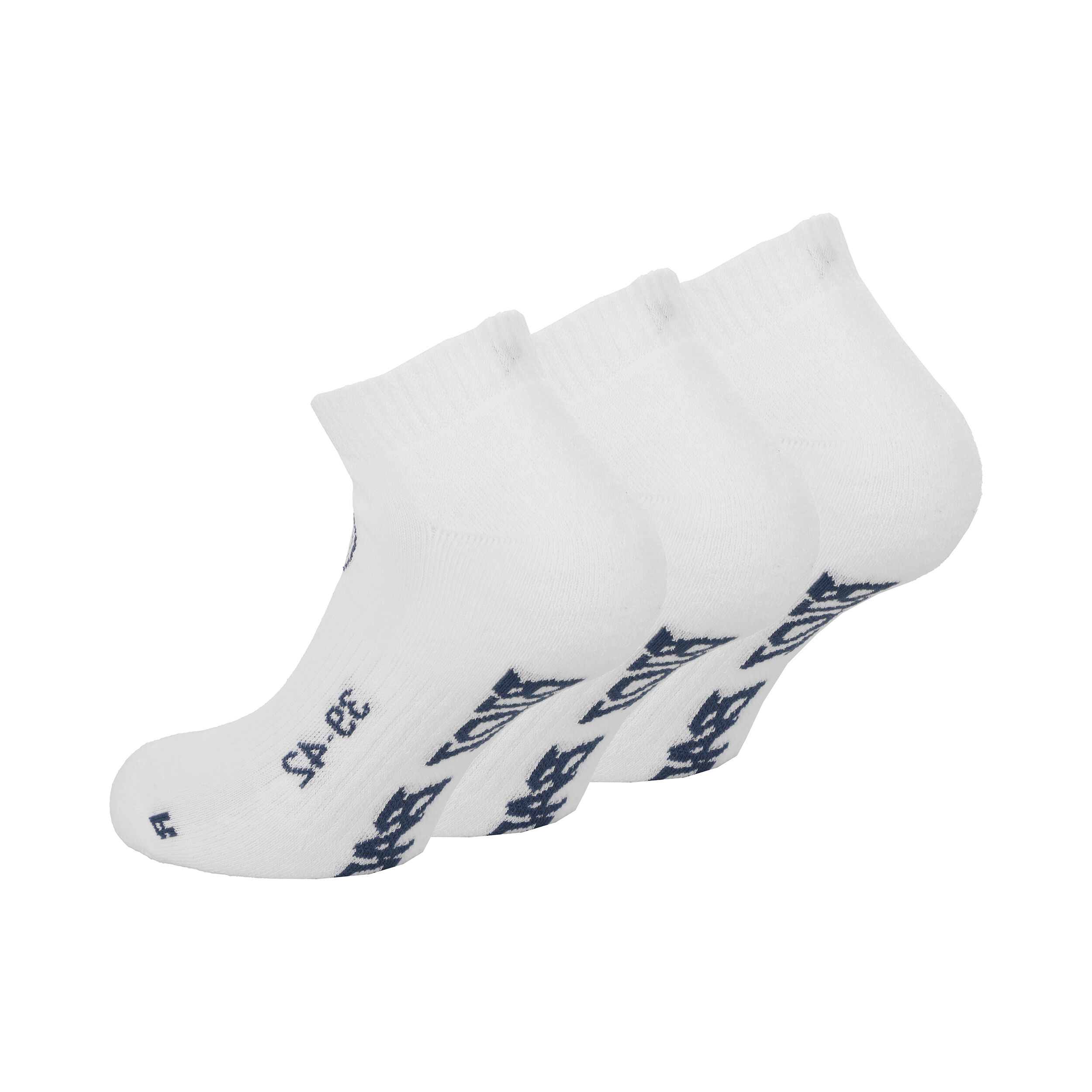 No Party No Show Move Tennissocken 3er Pack - Weiß, Schwarz