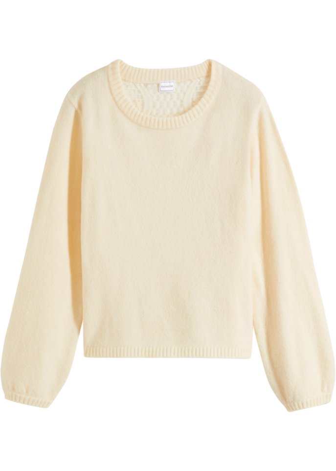 Pullover mit Spitzendetail