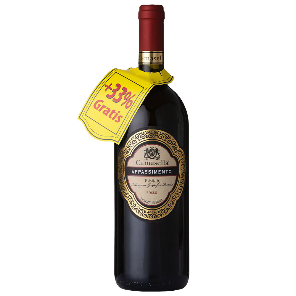 Camasella Appassimento Rosso Puglia IGT 203 - Italien,  33% Gratis