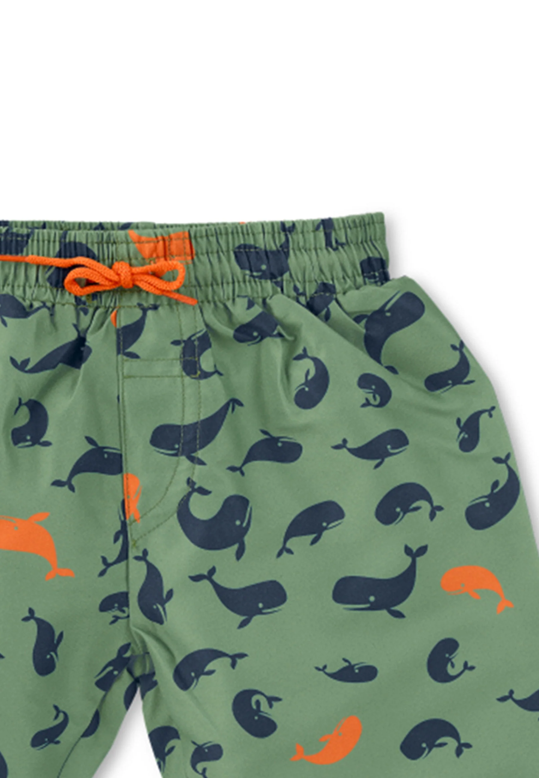 Badeshorts mit Windeleinsatz bis Gr. 86/92 in Grün