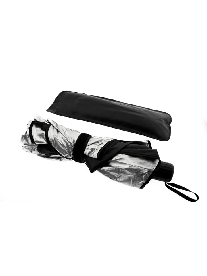COFI 1453 Sonnenschirm Windschutzscheibe, Schutz vor UV-Strahlung, 120x75x42 in Silber günstig kaufen 120 cm