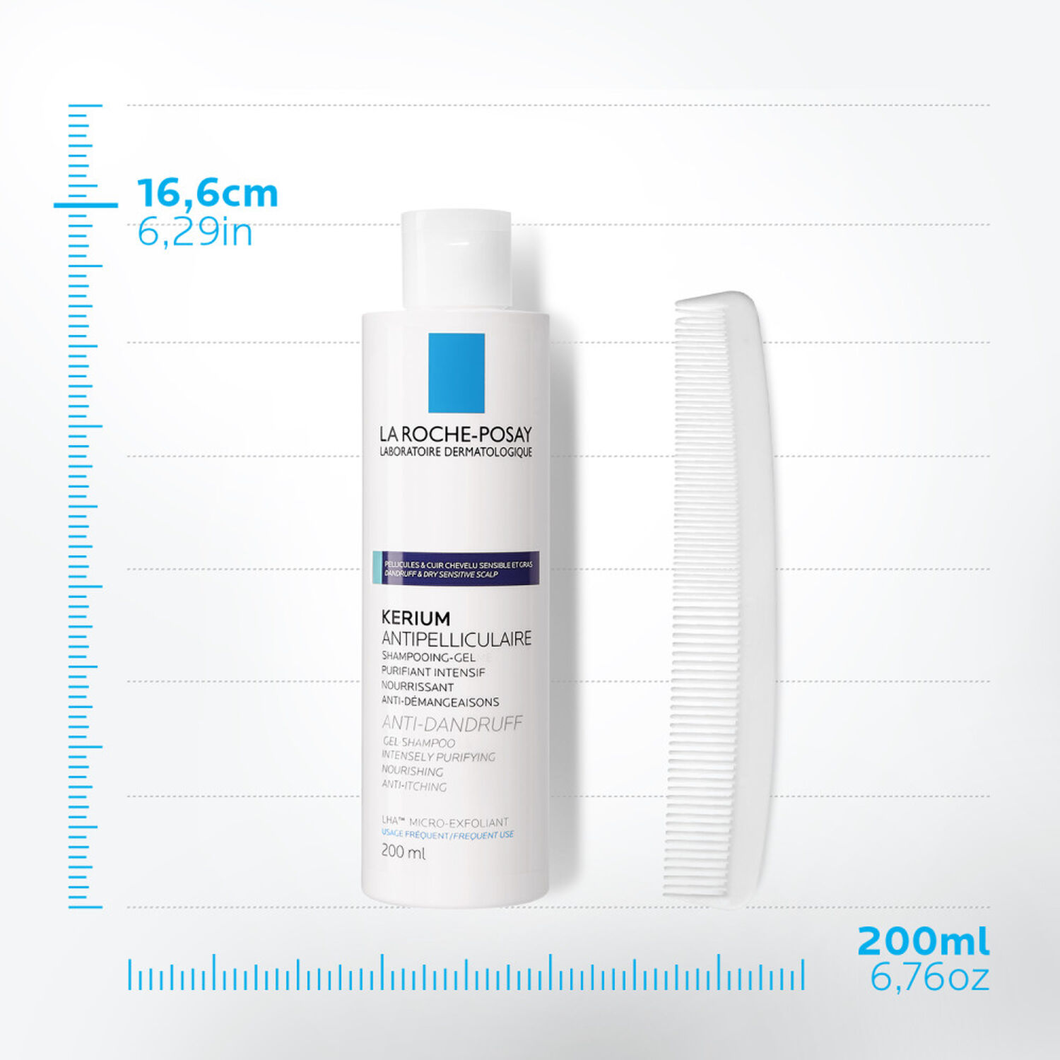 la roche-posay Kerium Antipelliculaire Shampooing-Gel 200 ml