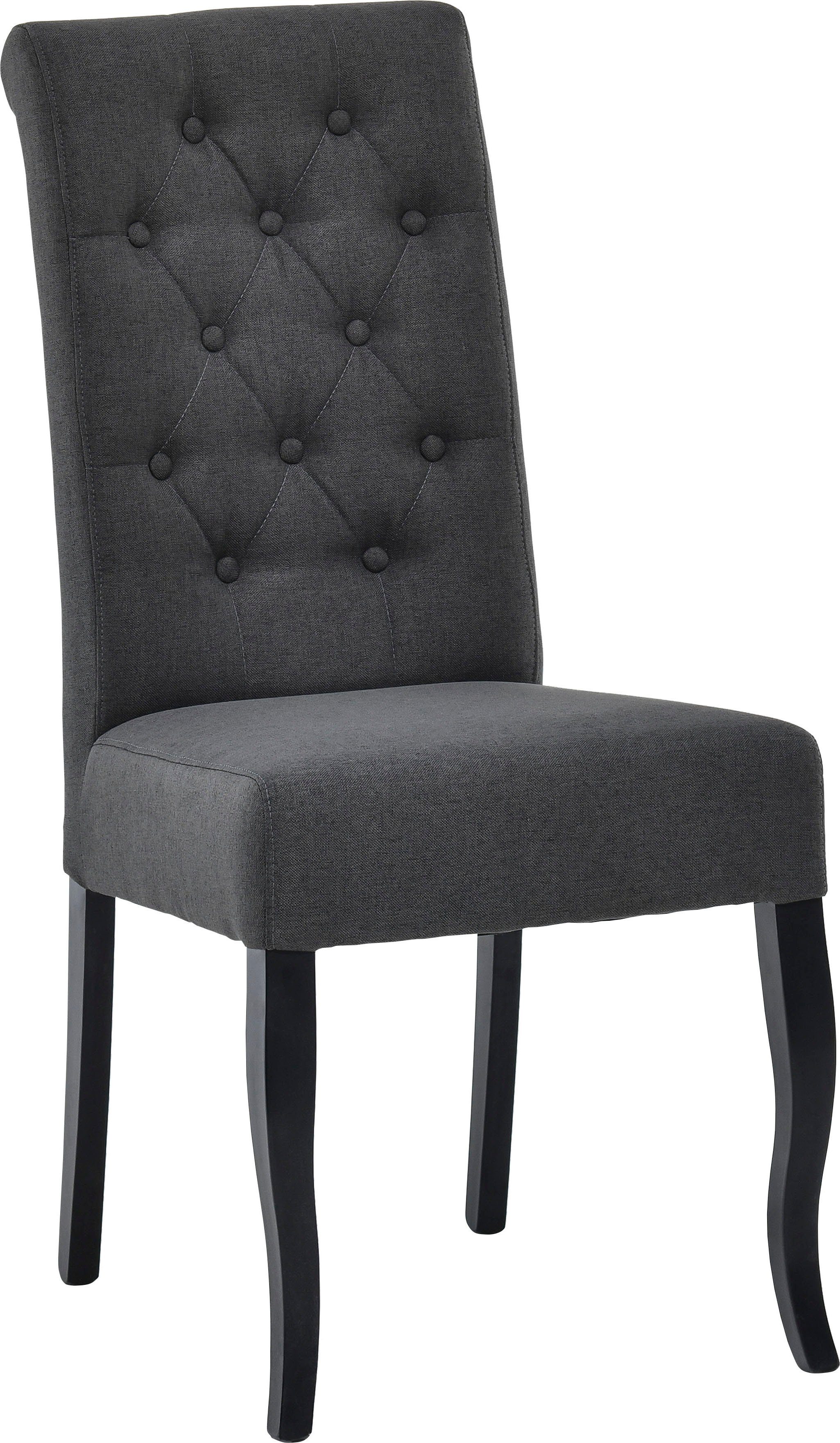 Home affaire 4-Fußstuhl Caputh (Set, 2 St), im 2er-Set, aus massiver Buche