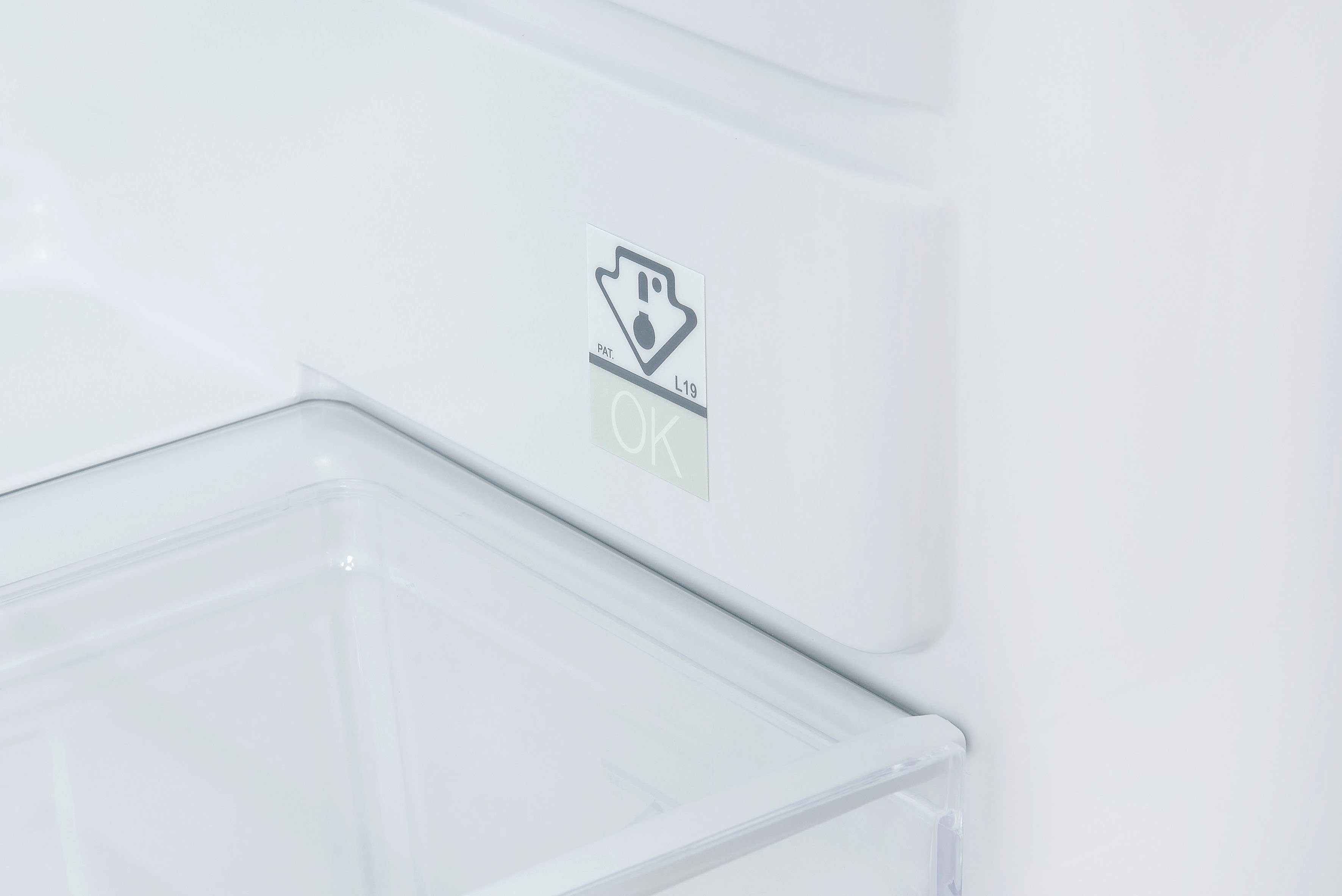 exquisit Kühlschrank KS16-4-HE-040E inoxlook, 85,5 cm hoch, 55,0 cm breit