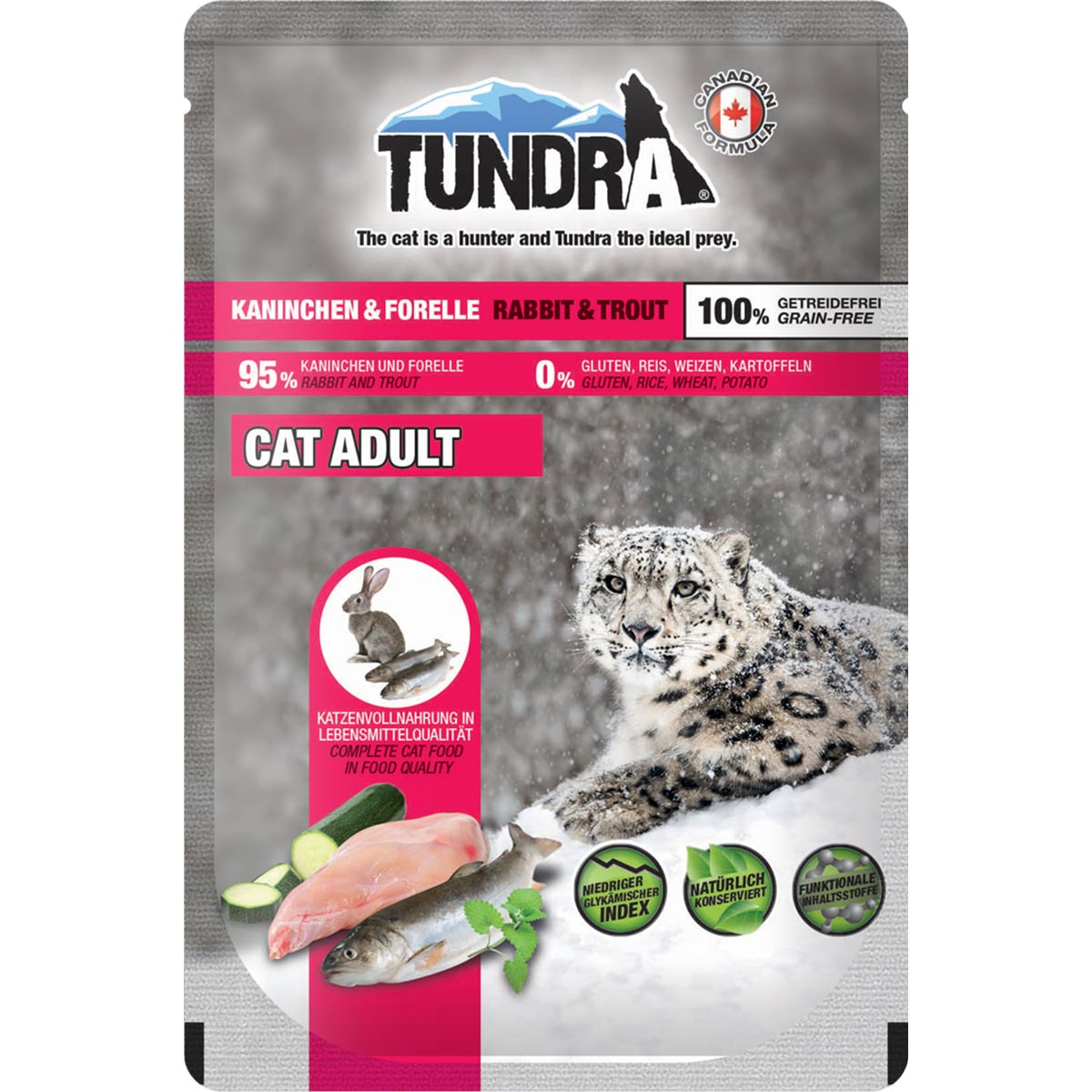 Tundra Cat Pouchpack Kaninchen & Forelle kaufen bei ZooRoyal