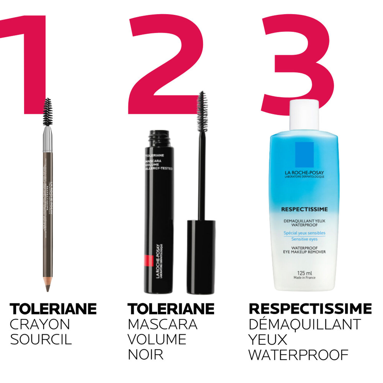 la roche-posay Toleriane Crayon Qui Redéfinit, Restructure Et Remodèle La Ligne De Sourcil 1.3 gr