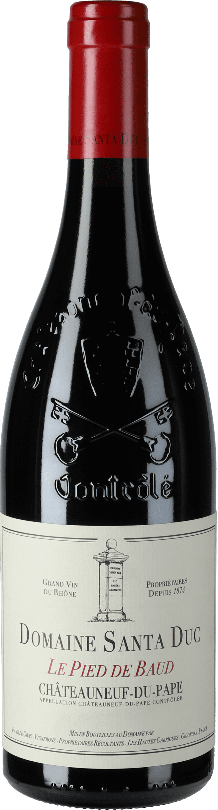 Domaine Santa Duc: Chateauneuf du Pape Le Pied de Baud 2019