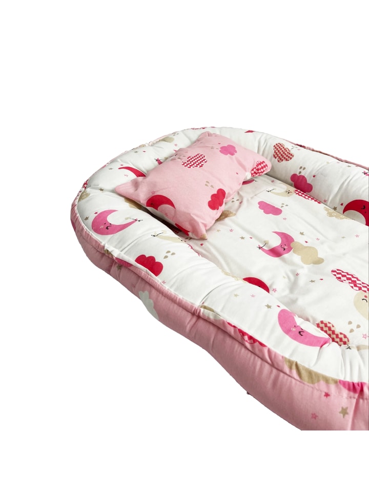 just2little Babynest mit Kissen in Mehrfarbig günstig kaufen onesize