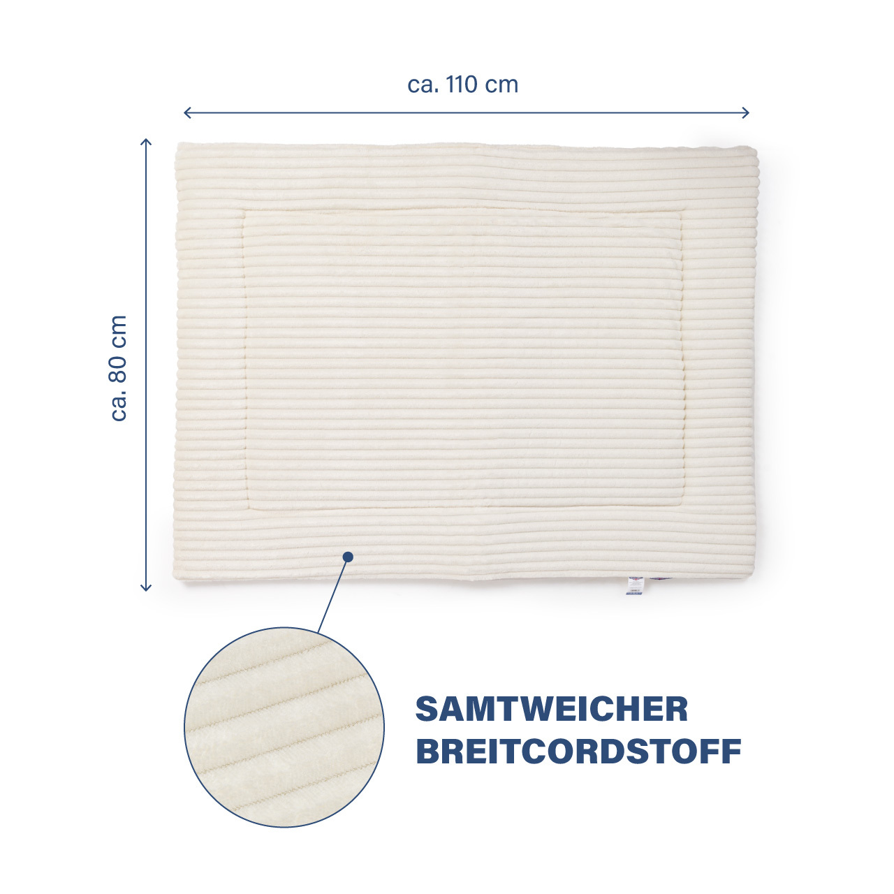 Wagner Hundebetten Wagner Wallace & Jones Liegematte Cardi beige XL