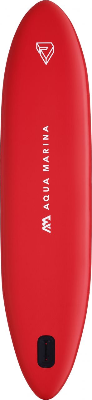 PureHaven Aqua Marina All-Around SUP Board 366x84 cm mit Reißverschlussrucksack Double Action-Pumpe LIQUID AIR Paddel Einschub-Mittelfinne Sicherheitsleine Rot