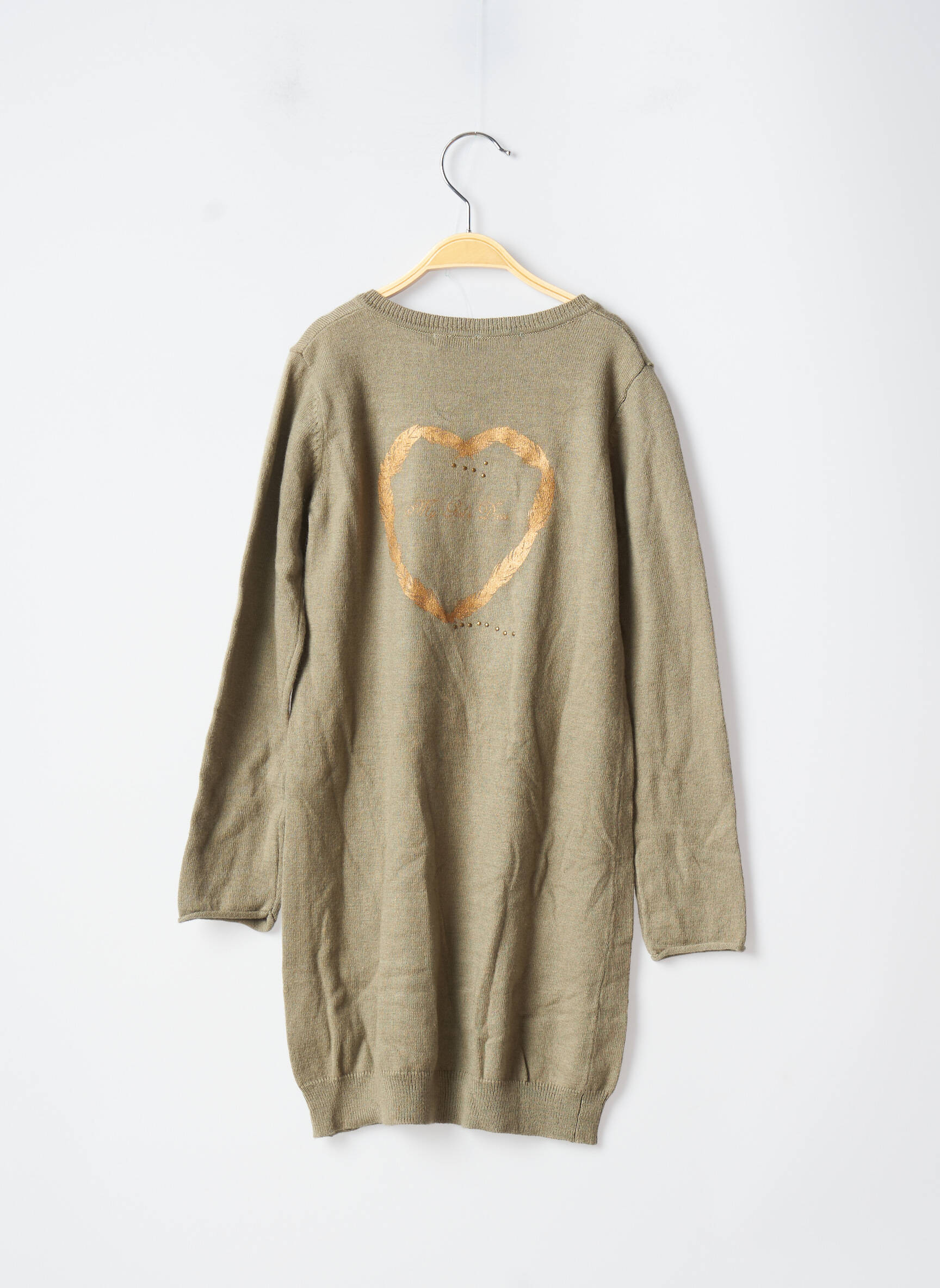 Teddy Smith Robes Pulls Fille couleur vert