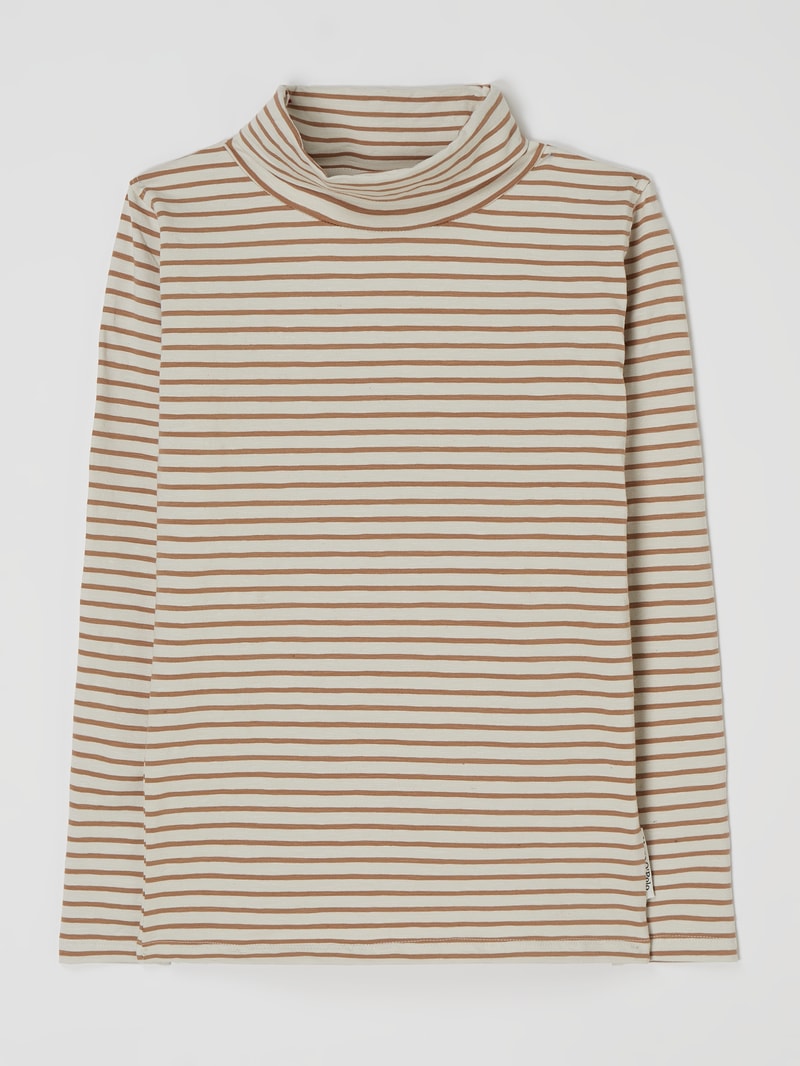 Longsleeve mit Rollkragen in offwhite