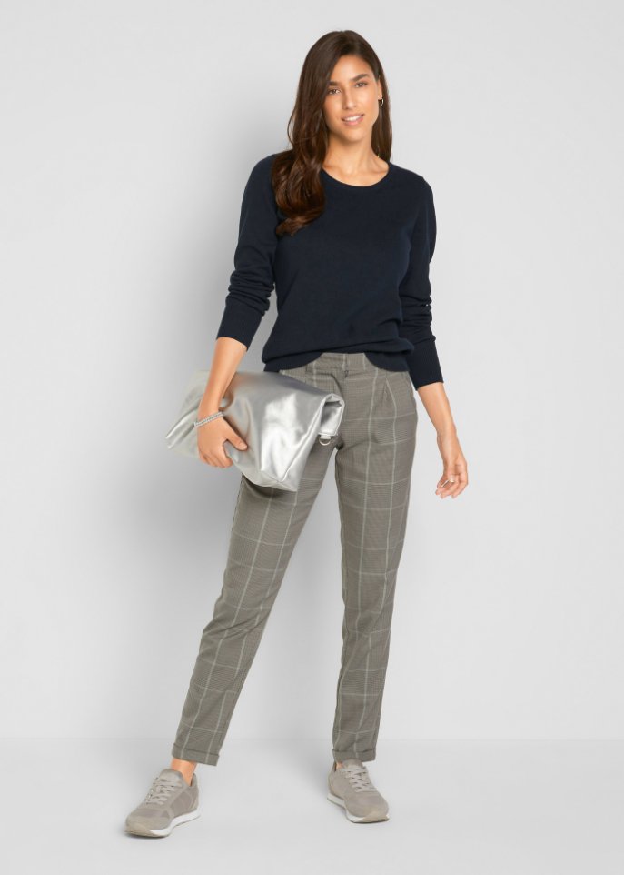Basic Pullover mit recycelter Baumwolle