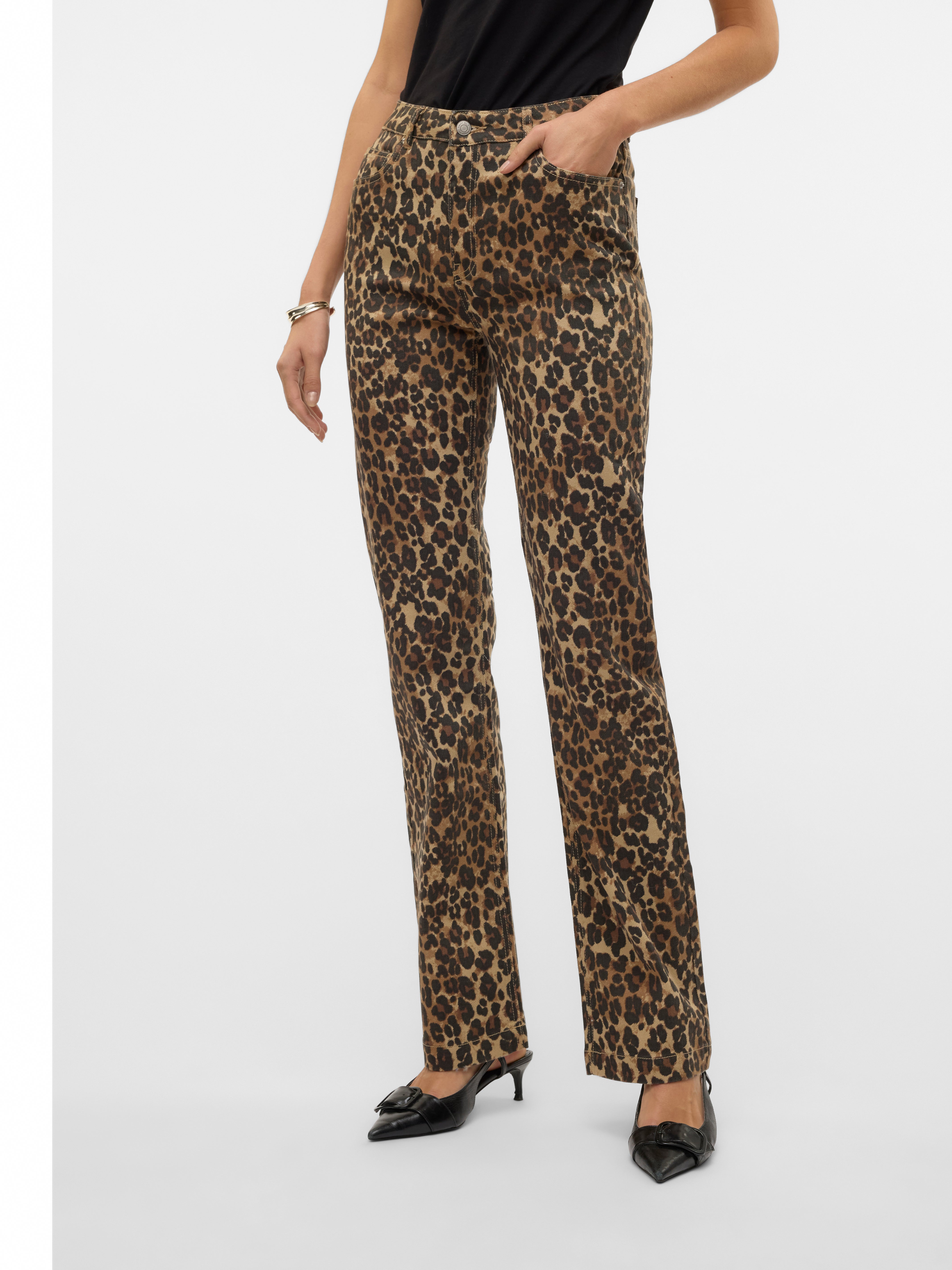 VMTESSA Hohe Taille Gerade geschnitten Jeans