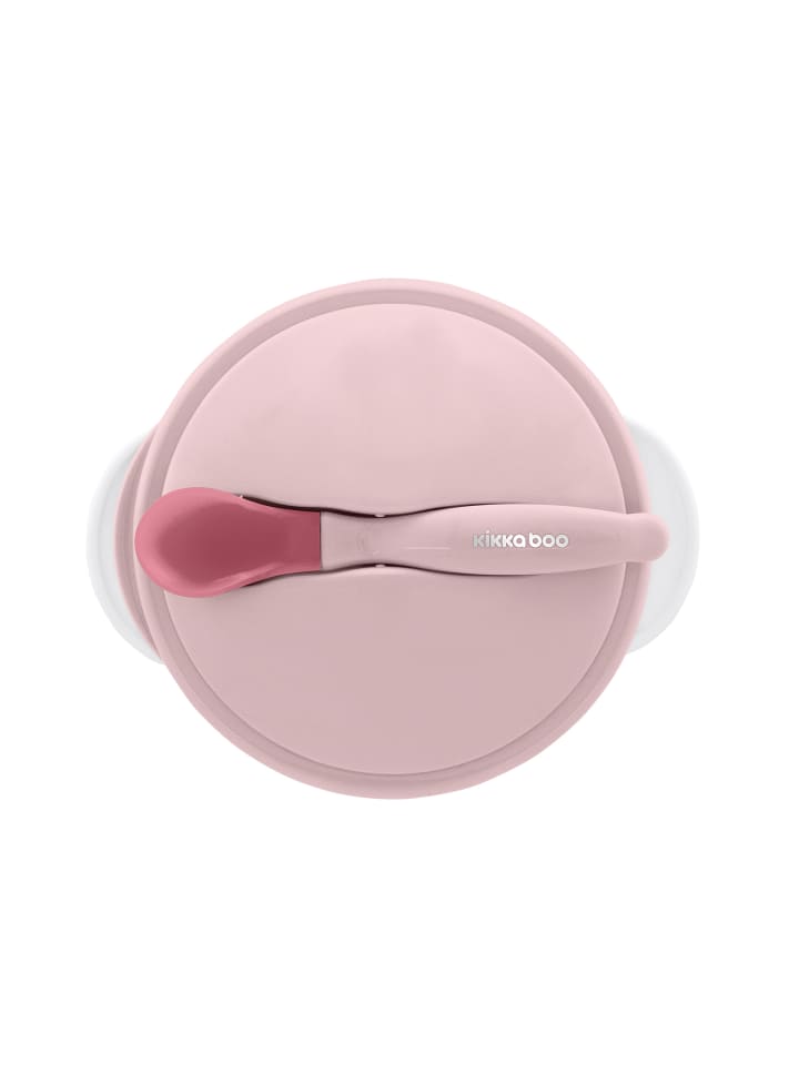Kikkaboo Baby Essschüssel 250 ml Löffel in rosa günstig kaufen onesize