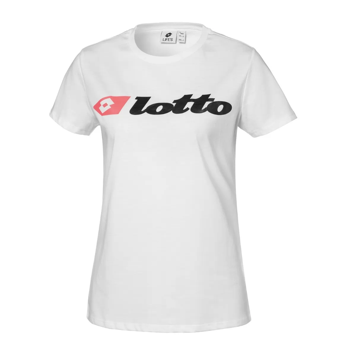 Tričko Athletica Due W s logem, jasně bílé