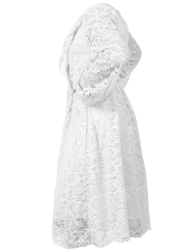 Kmisso Kleid in Weiß günstig kaufen
