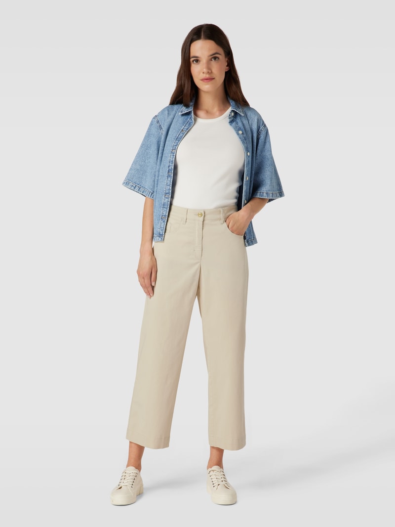 Jeans im 5-Pocket-Design Modell 'Bella' in kitt