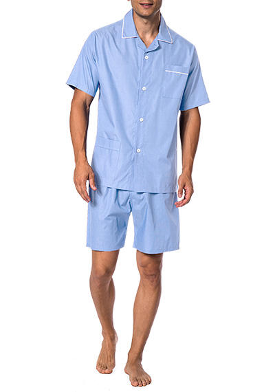 Novila, Pyjama, Baumwoll-Popeline, hellblau
