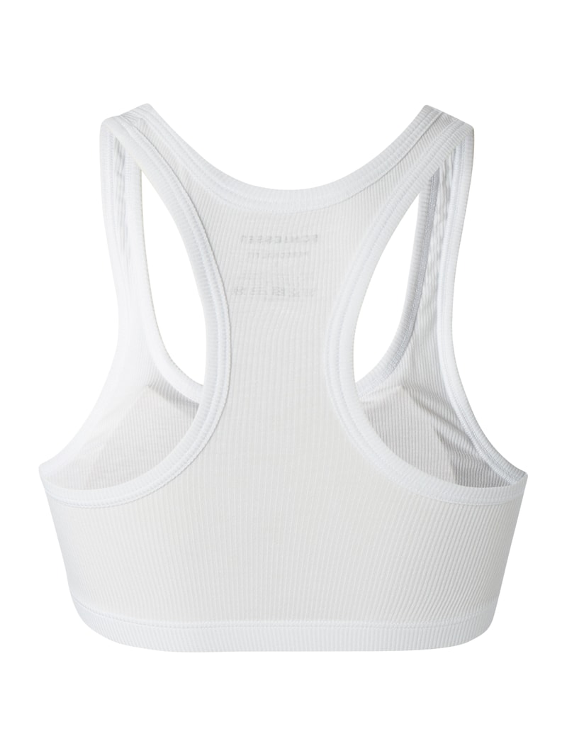 Bustier mit wattierten Cups in weiß