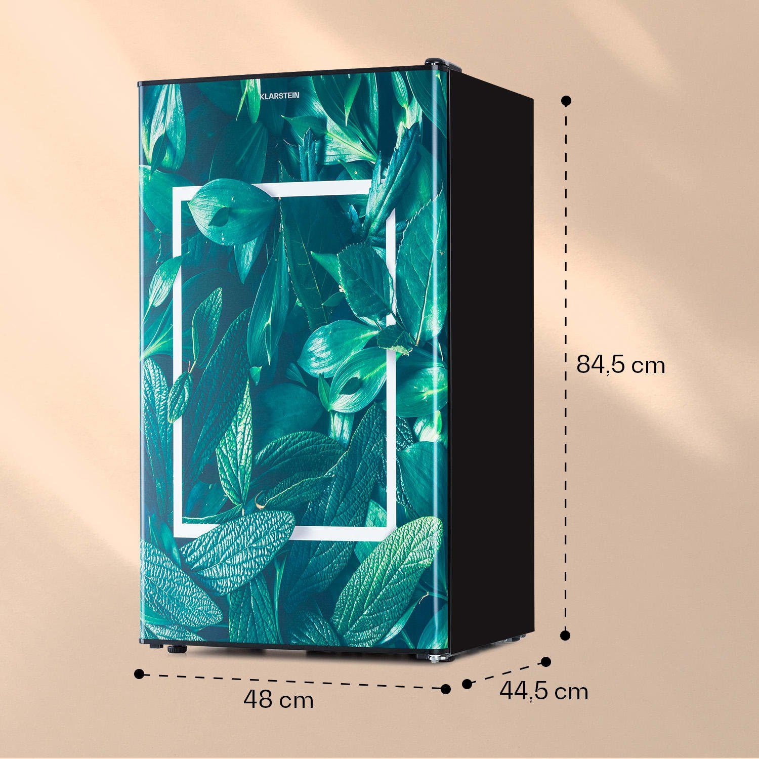 Klarstein Kühl-/Gefrierkombination HEA20-Forest-90 10036186, 44.5 cm hoch, 48 cm breit