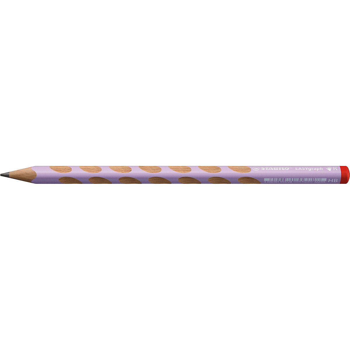 Bleistifte EASYgraph Pastel, Rechtshänder, Härtegrad HB, 6 Stück