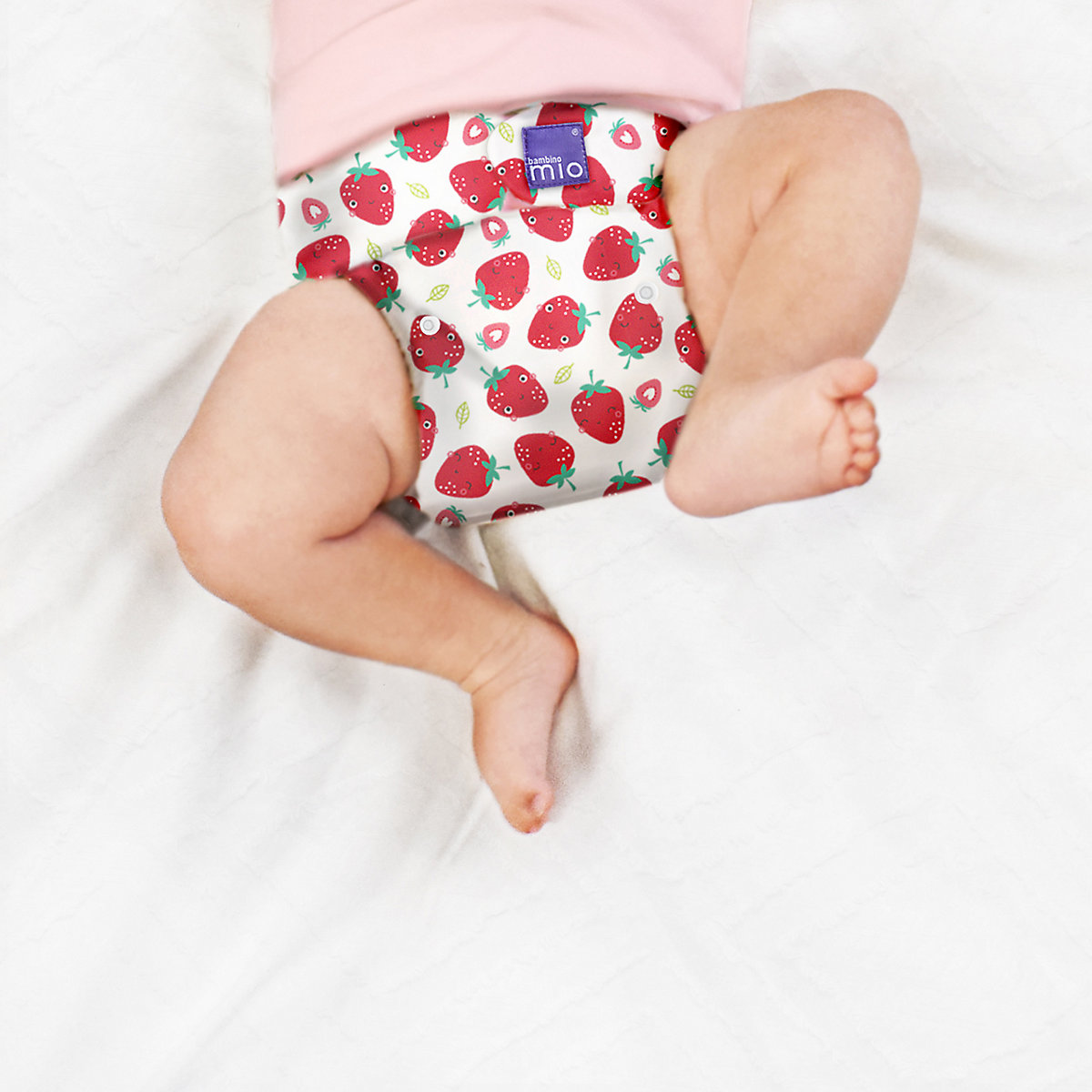 Bambino Mio, miosolo classic All-in-One Stoffwindel, Erfrischende Erdbeere