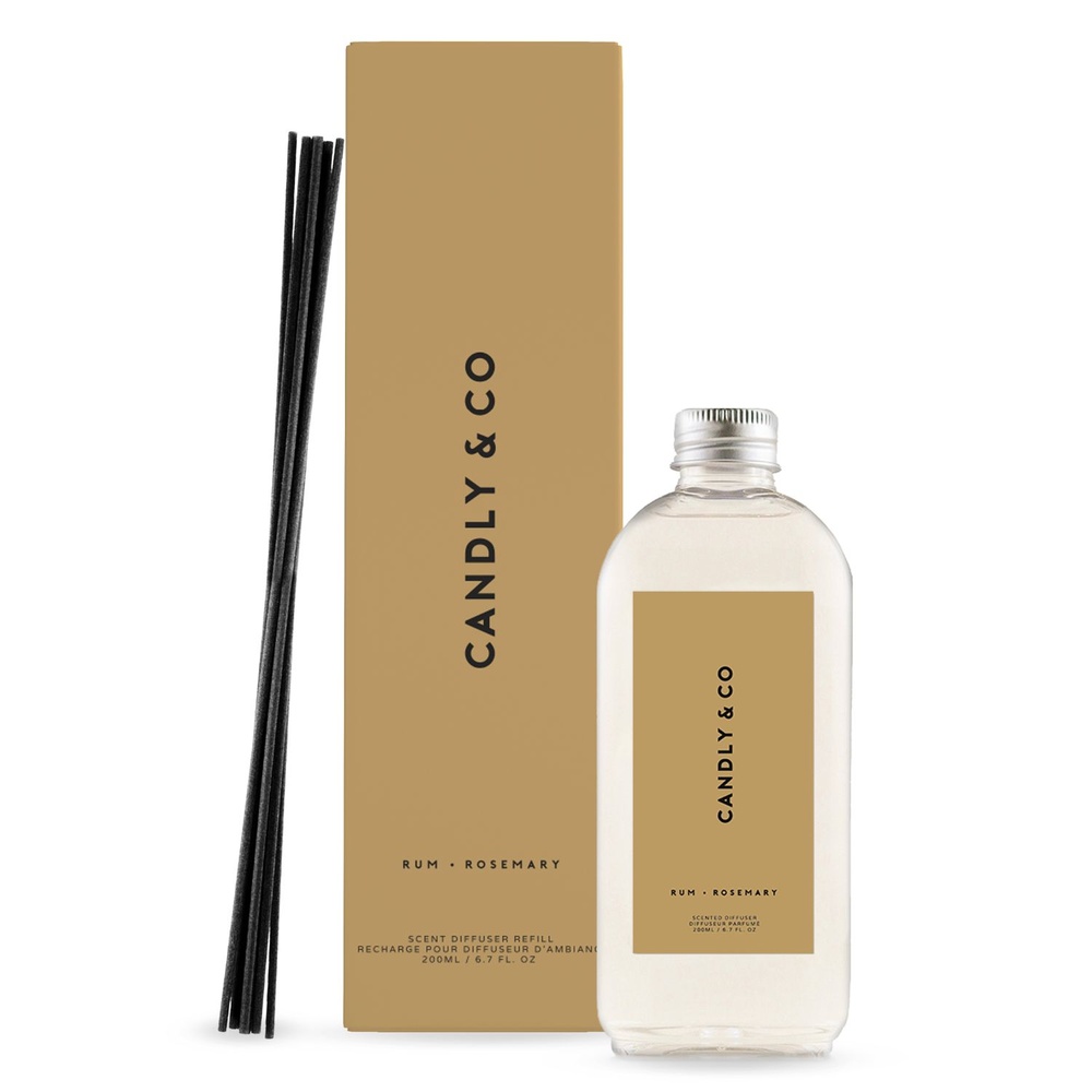 candly&co Recharge diffuseur No. 2 Rhum/Romarin Recharge diffuseur