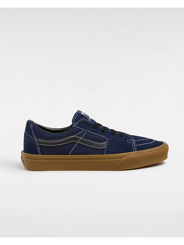 Vans Leder-Sneakers in Dunkelblau günstig kaufen