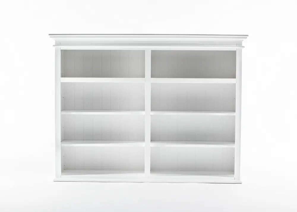 Novasolo Küchenbuffet Halifax Bücherregal 5 Türen und 3 Schubladen