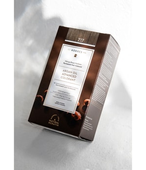 KORRES Arganöl Hochentwickelte Haarcoloration / Mittelblond Beige 7.17 Haarfarbe-145 ml