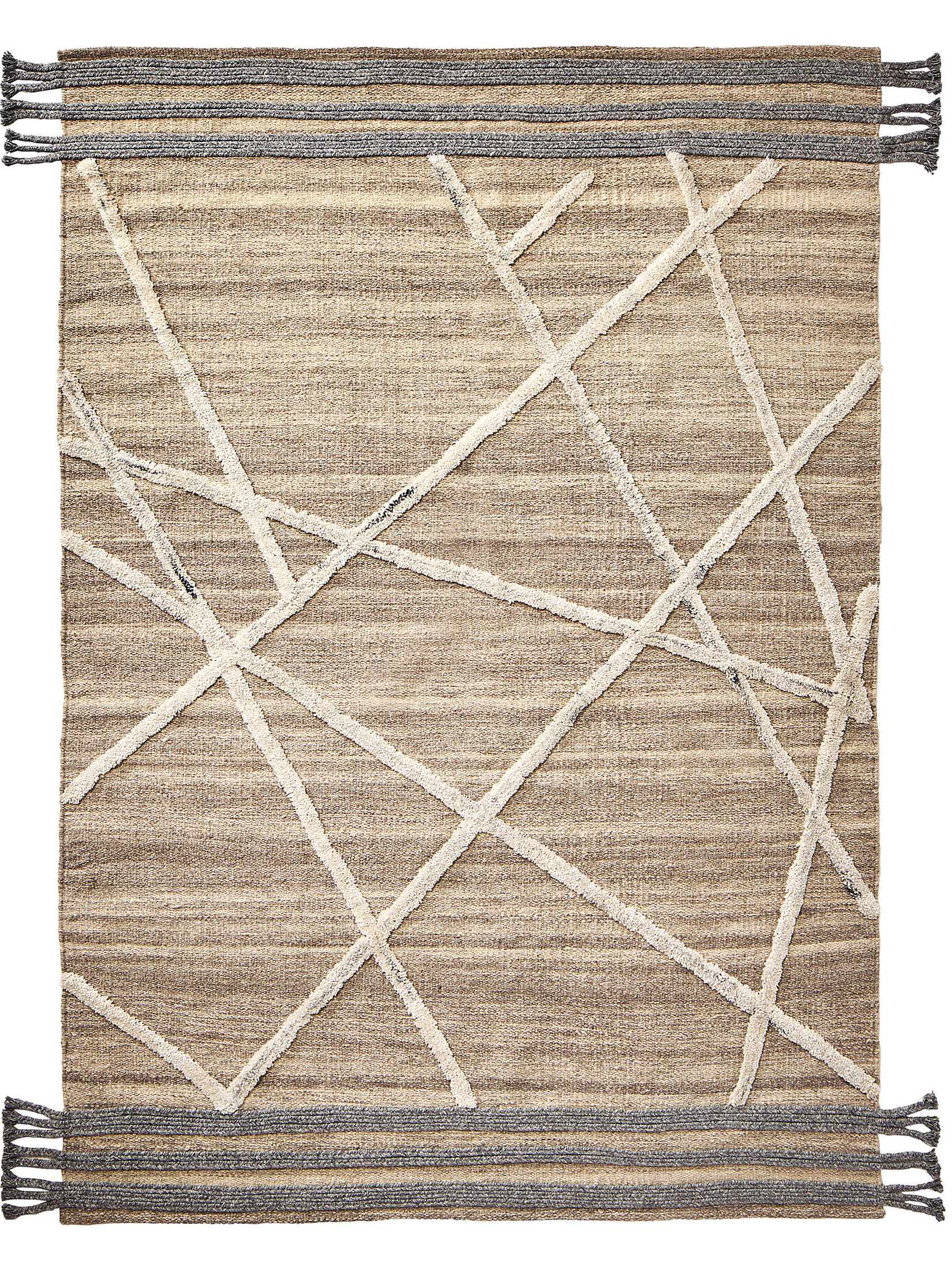 Vislanda Flachgewebe-Teppich, Charcoal