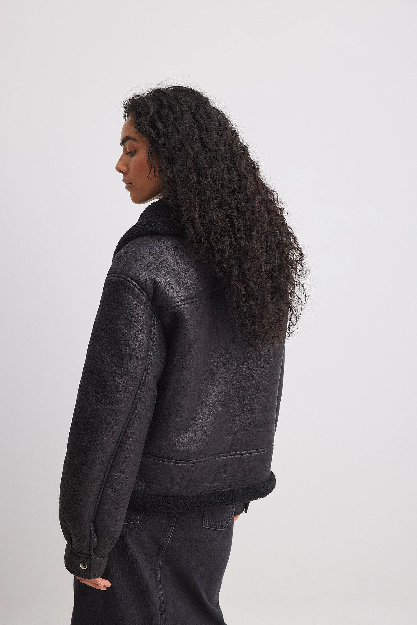 Bonded Jacke im Vintage-Look